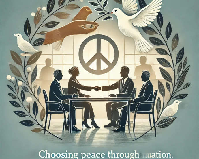 «Διαλέγοντας την ειρήνη!  Τα ευεργετικά αποτελέσματα της διαμεσολάβησης».