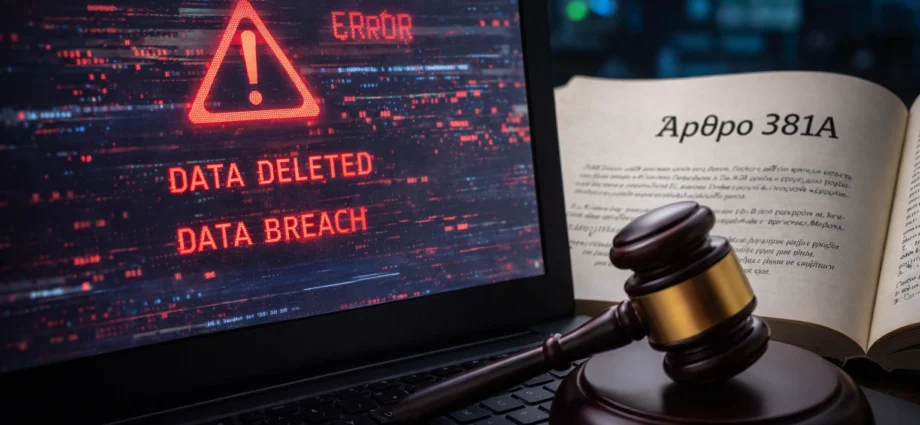 Φθορά ηλεκτρονικών δεδομένων - Το Άρθρο 381Α